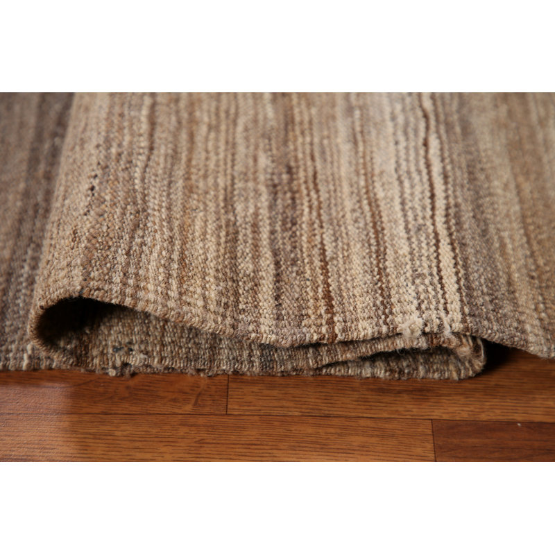 Tapis rayé kilim moderne 5 x 6