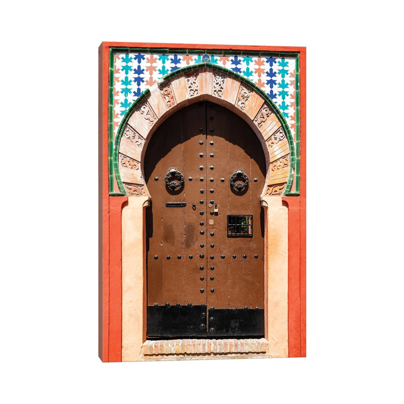 Arabic Door by Philippe Hugonnard - Print on Canvas, Wrapped Canvas, 101.6 cm H x 66.04 cm W x 3.175 cm D