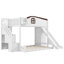 Twin over Full Bunk Bed with Storage Staircase-128986478