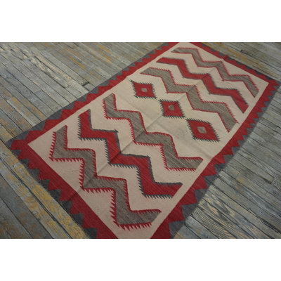 Impressionnant tapis de couleur Navajo American