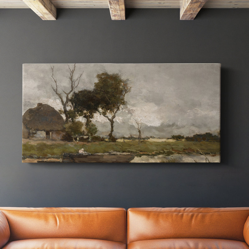 Série paysage - MCxxxi - Toile tendue avec châssis - Prêt à accrocher, H 16 po x l 32 po