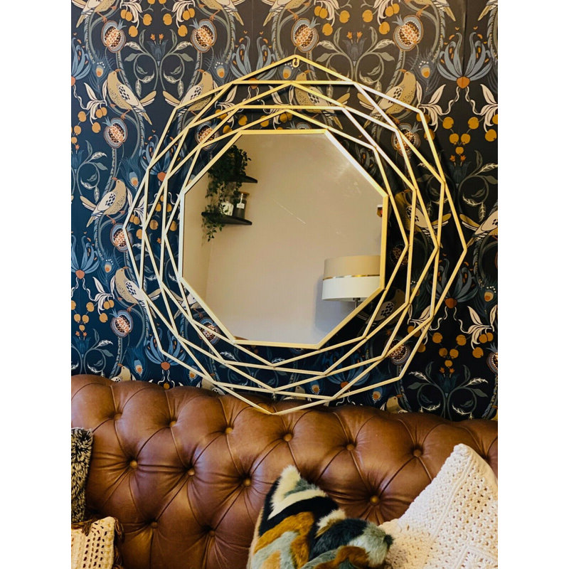 Rowley Metal Flat Wall Mirror