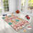Luxurious Polyester Area Rug, 5.2 x 7.5 ft | 740 g/m², Non-Slip Felt Dot Underside, Laminated Sponge for Durability | Antibacterial, Easy Clean, Machine Washable at 86°F, Stunning Digital Print on Velvet Fabric-2097939403