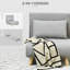 Fauteuil convertible HOMcom, canapé-lit multifonctionnel 2-en-1, fauteuil-lit avec dossier réglable, bureau à domicile,