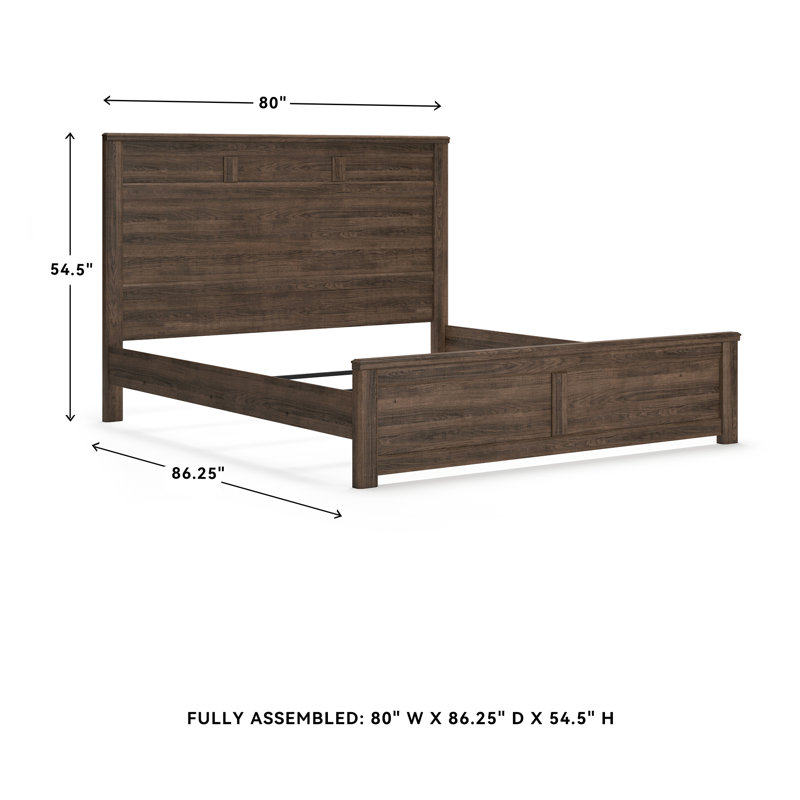 Keicha Panel Bed, King