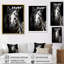 «White Black Horse Serenity I», reproduction sur toile-1421469959-1421469954