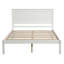 Base de lit plateforme avec tête de lit, support à lattes de bois, aucun sommier requis, lit double-1883831692-1883831694