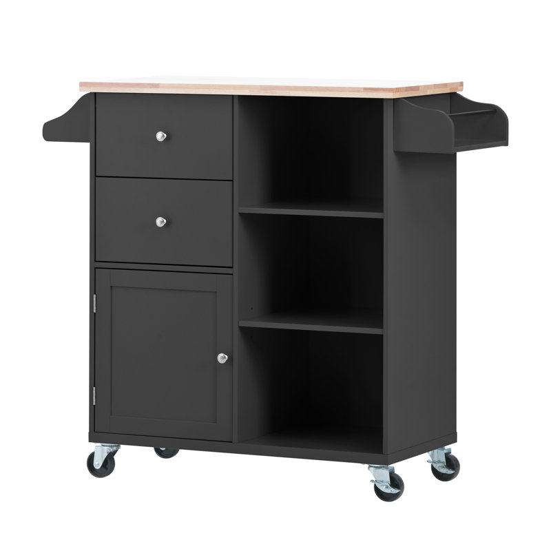 Divleen Granite Top Kitchen Island