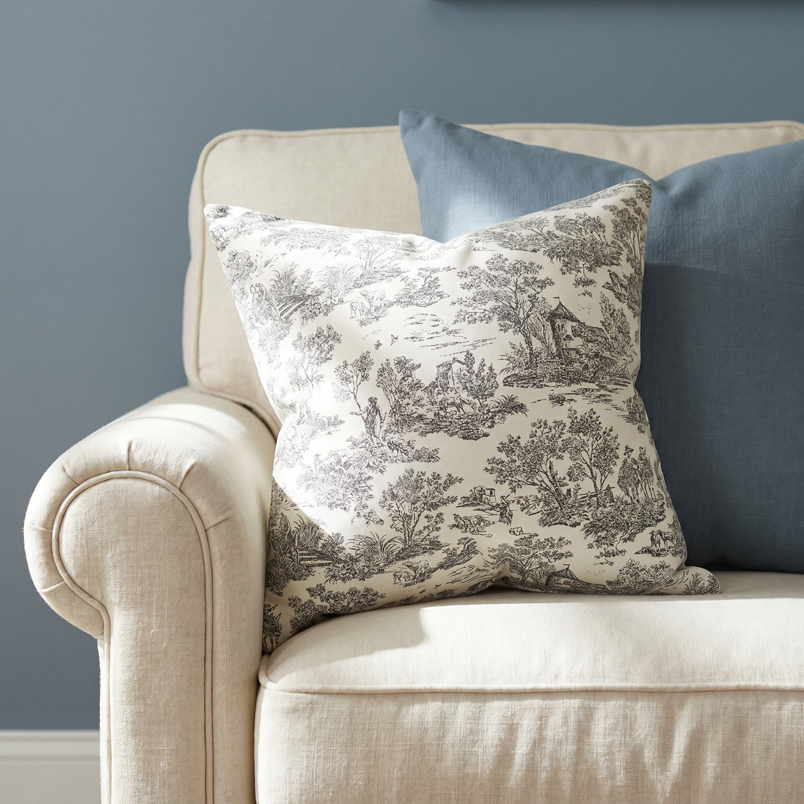 18" x 18" Pillow Cover, Charcoal
