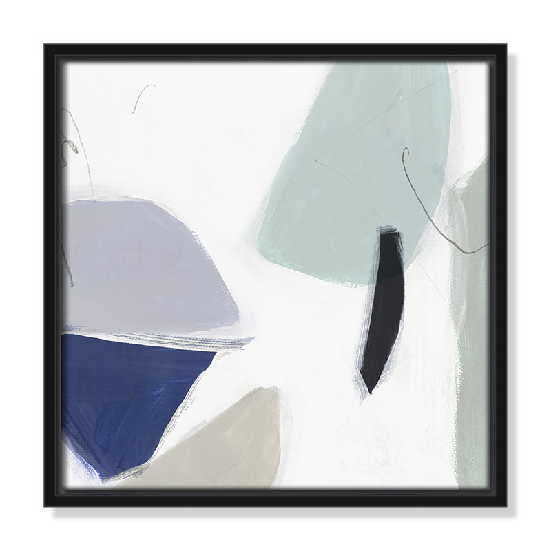 «August Eve Floater Frame», peinture sur toile, Toile noire, H 13,5 po x l 13,5 po x P 2 po