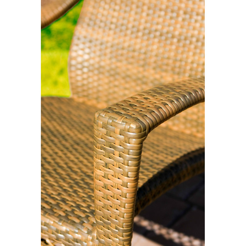 Maracay Outdoor Wicker Rocking Chair with Cushion