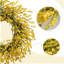 Couronne de fleurs jaune pour porte d'entrée