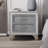 Velvet Solid Wood Nightstand-1238811337
