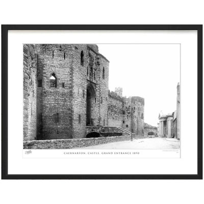 Caernarfon, Castle, Grand Entrance 1890 - Single Picture Frame Print