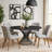 Lamasar Round Metal Base Dining Table-1072488201