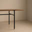 Ensemble de table de salle à manger en bois massif de style américain-109026745
