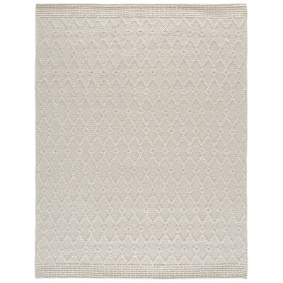 Natura Hand Woven Wool; Cotton; Recycled P.E.T Solid Color Indoor Rug