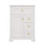 Meuble-lavabo de 24 po avec lavabo, armoire à 3 tiroirs et support de rangement à deux niveaux-1809483679