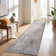 Griffey Machine Washable Ivory/Gray Non-Slip Backing Area Rug