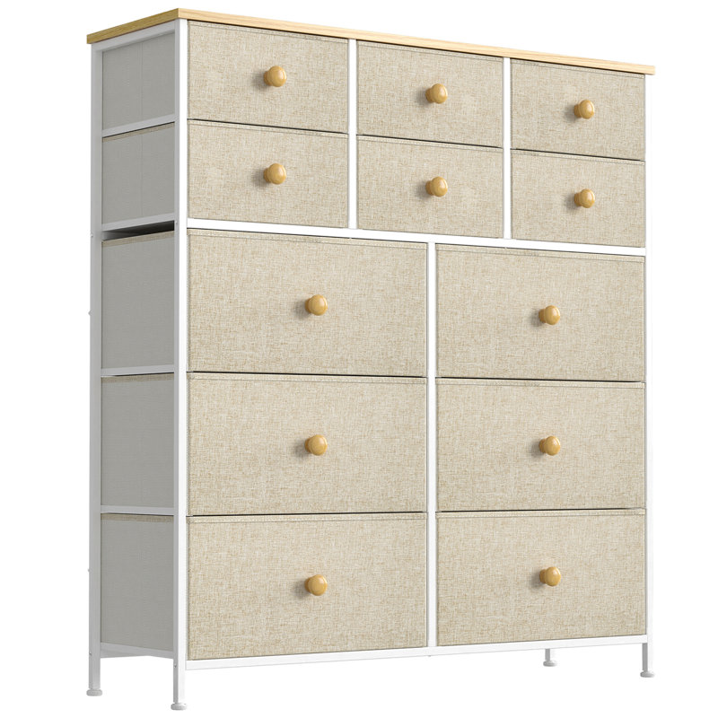  12 - Drawer Dresser, Taupe