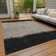 Machine Washable Indoor/Outdoor Husby ACN2214 Striped Rug