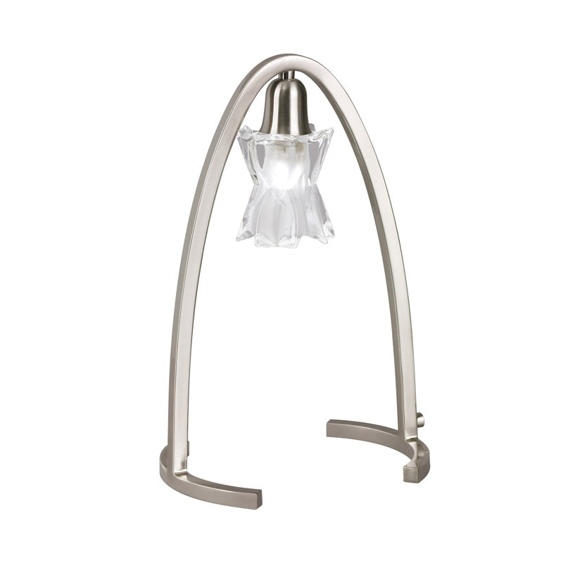 Walk Metal Novelty Lamp, Silver