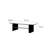 Rectangular rock plate solid wood coffee table