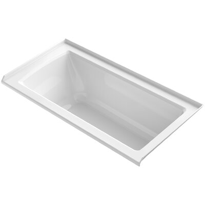 Archer Alcove Bath with Bask Heated Surface, Tile Flange and Right-Hand Drain -  Kohler, K-1946-RW-0