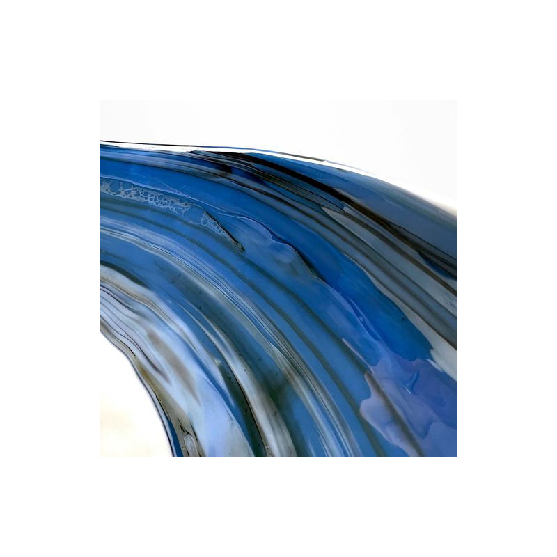 Murano Glass Specialty Vessel Bathroom Sink, Marina