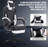 Massage Gaming Chair - Ergonomic High Back PVC Leather with Footrest, Headrest & Lumbar Support (300LBS)-579656194