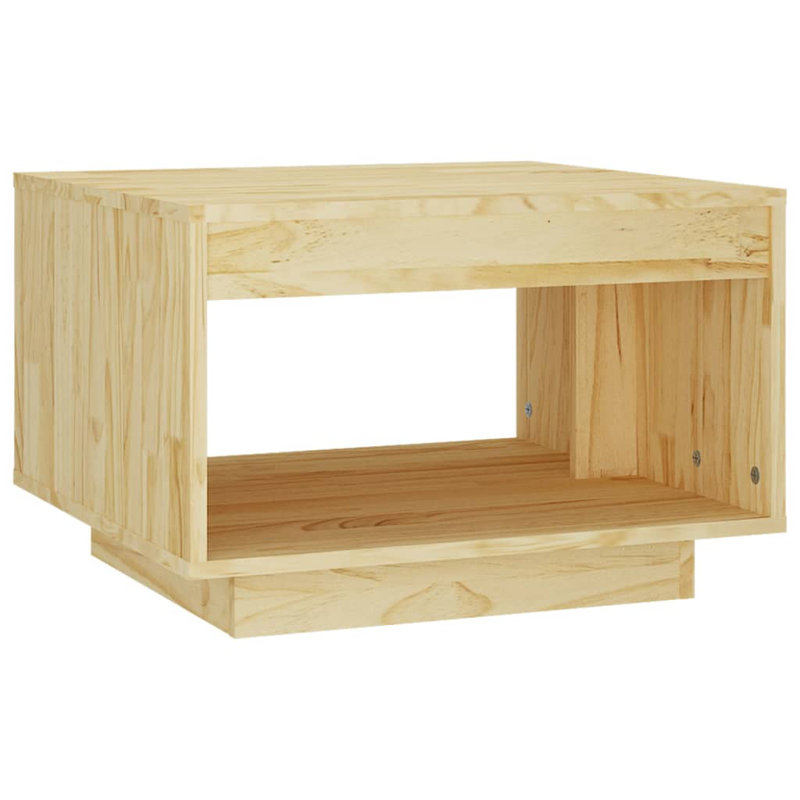 Latourette Solid Wood Solid Coffee Table with Storage, Natural