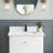 30"Engineered Stone Backsplash For Bathroom Vanity Top In Carrara White