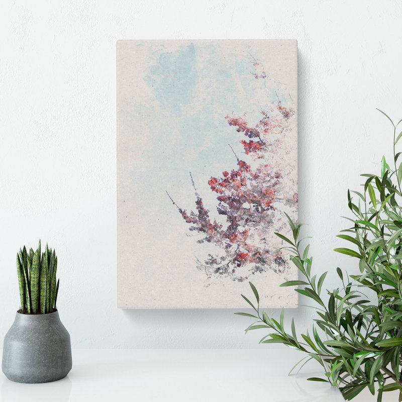 Branches of a Cherry Blossom Tree - Wrapped Canvas, 50cm H x 35cm W x 3cm D