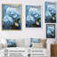 Hortensia bleue subtile sérénade - impression-227694866-227694877
