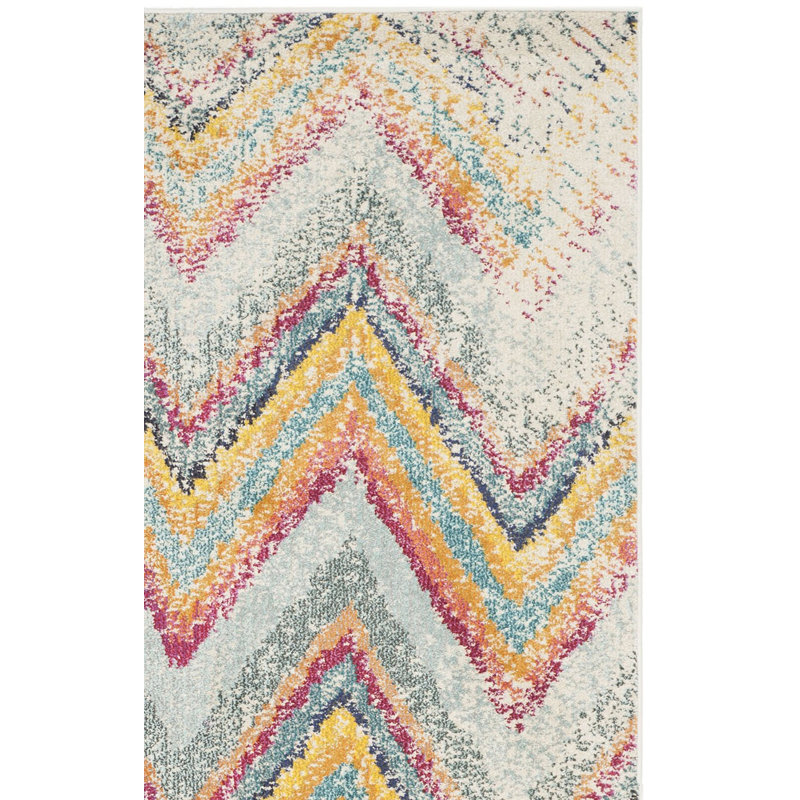 Monaco Performance Chevron Rug, Rectangle 6'7" x 9'2"