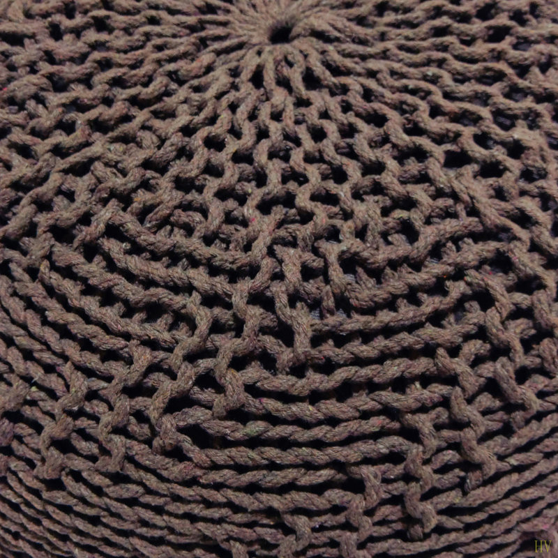 HAZEL POUF, Brown