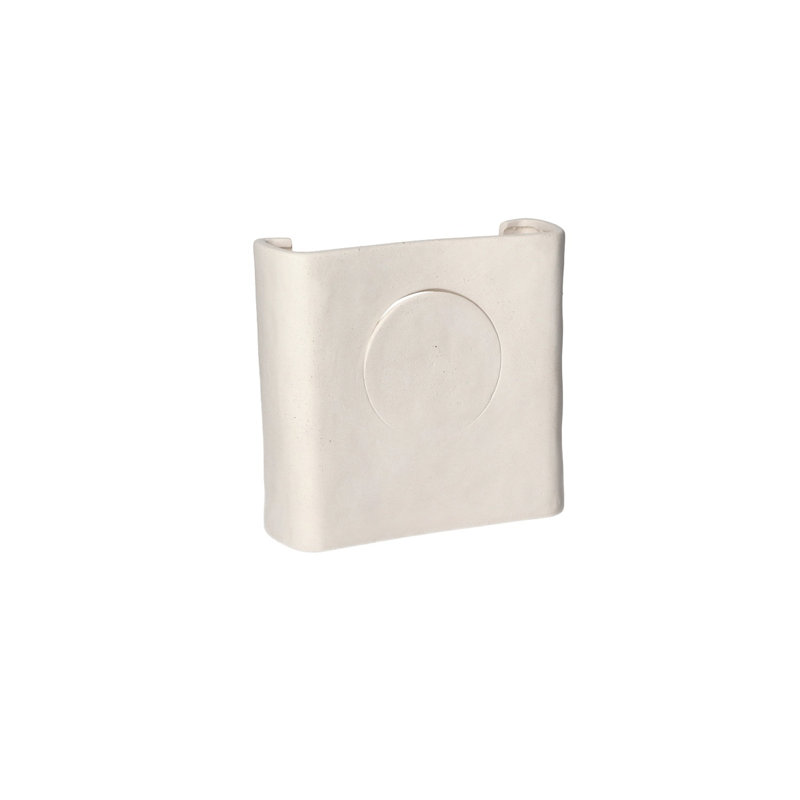 Eclipse Wall Lamp Stoneware Sm White