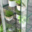 Renna Five Tier Mini Greenhouse With Steel Frame And Zipped Door
