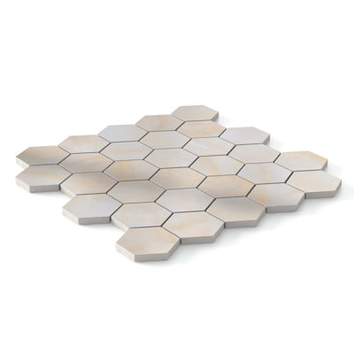Onice Polished Hexagon Mosaic Wall & Floor Tile