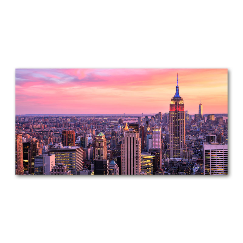 New York West - No Frame Print on Canvas