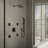 ZLINE Autograph Edition Emerald Bay Thermostatic Shower System with Body Jets-56021459