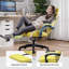 GTPLAYER Adjustable Faux Leather Swiveling PC & Racing Game Chair-126398544