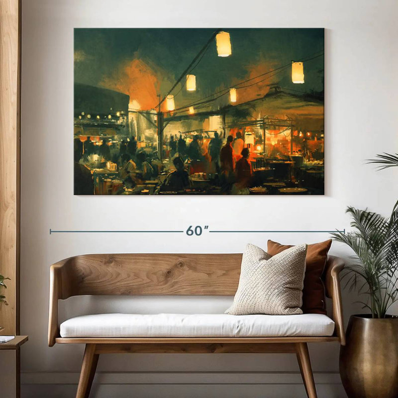 Ravi Night Market, H 34 po x l 51 po