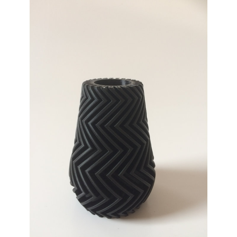 Trisler Handmade Table Vase, Black