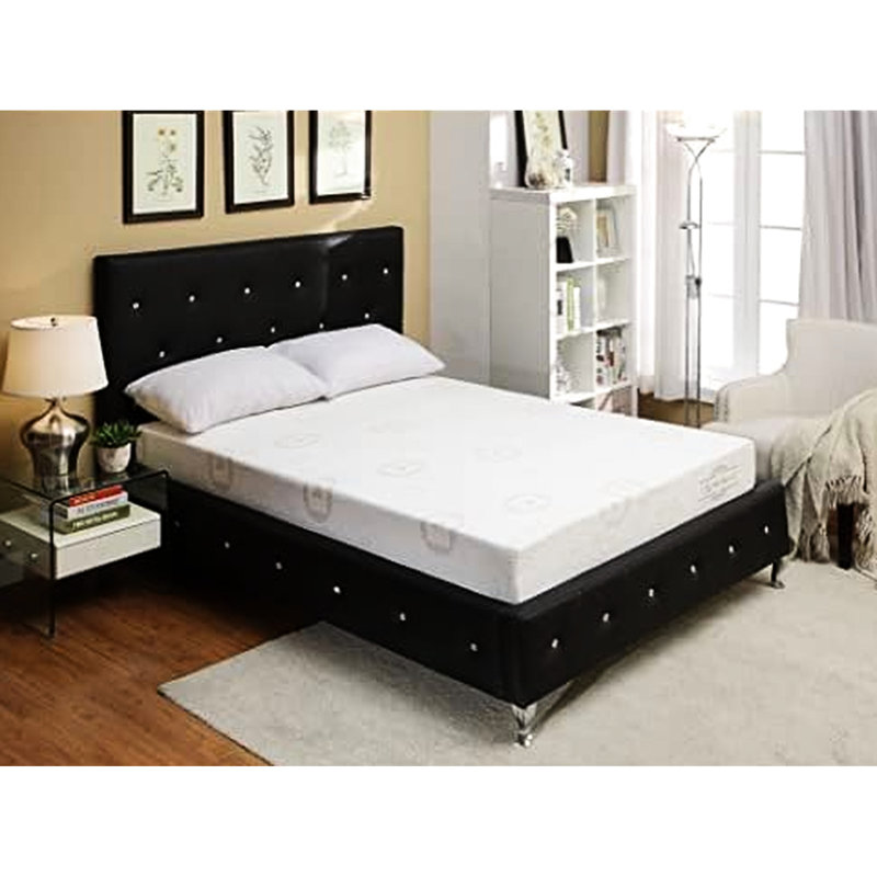 Matelas en mousse à mémoire de forme de très grande taille Herbal Fusion, blanc, pour un soutien optimal du corps et une expérience de sommeil de qualité
