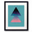 Triangles Blue Mountain Print by Angel Estevez-71203446-132838045