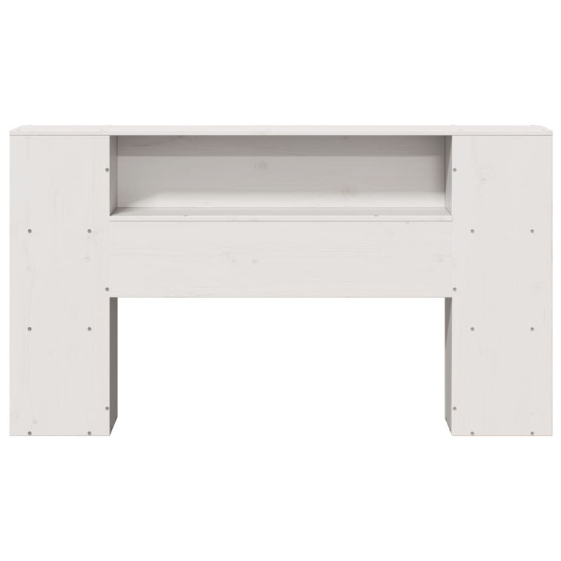 Solid Wood Headboard, European Double (140 x 200 cm), White