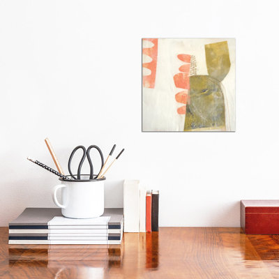 Gilded Coral I by Jennifer Goldberger - Wrapped Canvas Gallery-Wrapped Canvas Giclée