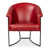 Red Genuine Leather