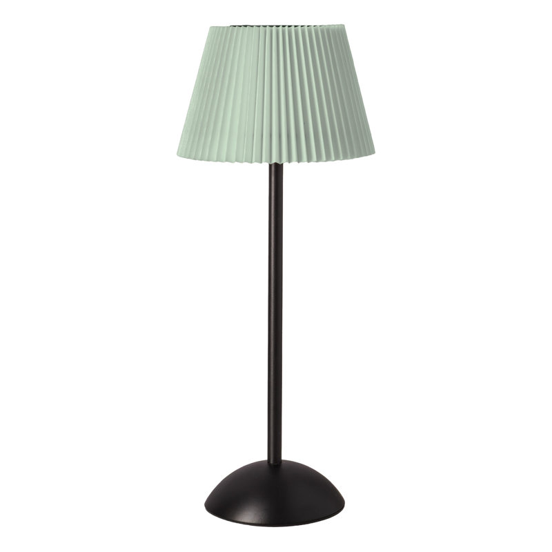 Lampe solaire à abat-jour vert 15 "H, Conception verte